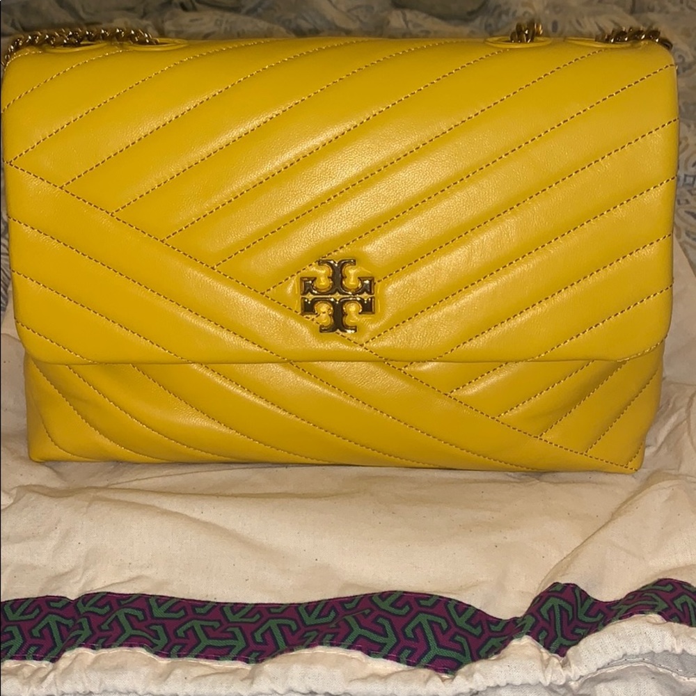 Tory Burch Kira Chevon Shoulder Bag